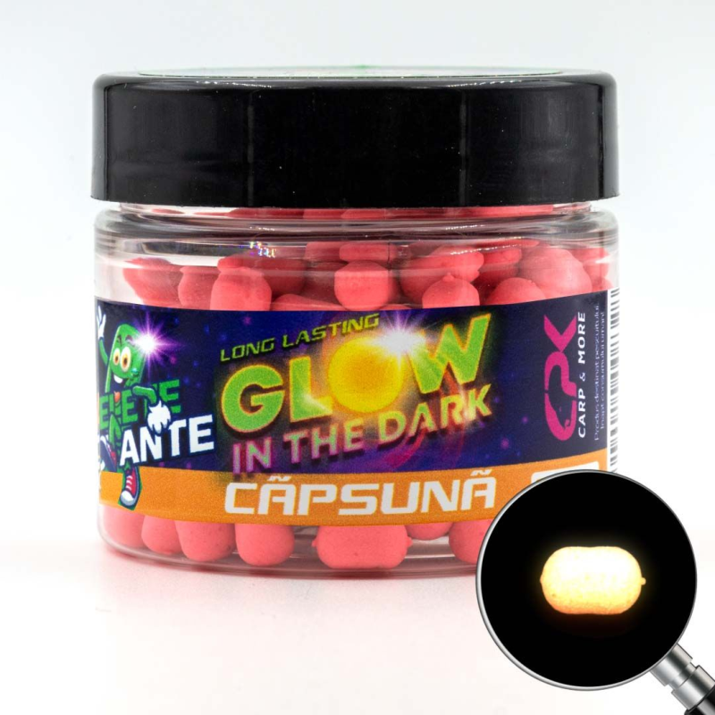 CPK Schwimmende Pellets (Floante)  Glow in the Dark Erdbeere (Capsuna) 6-8mm