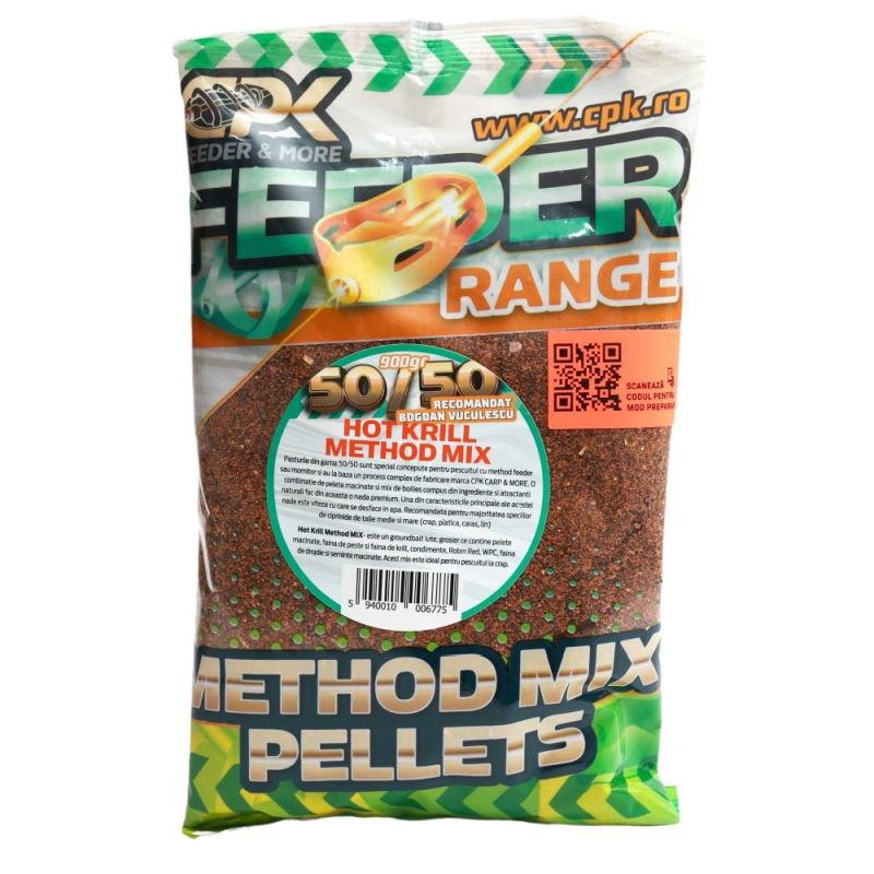 CPK Feder Range 50/50 Hot Krill Method Mix 800g