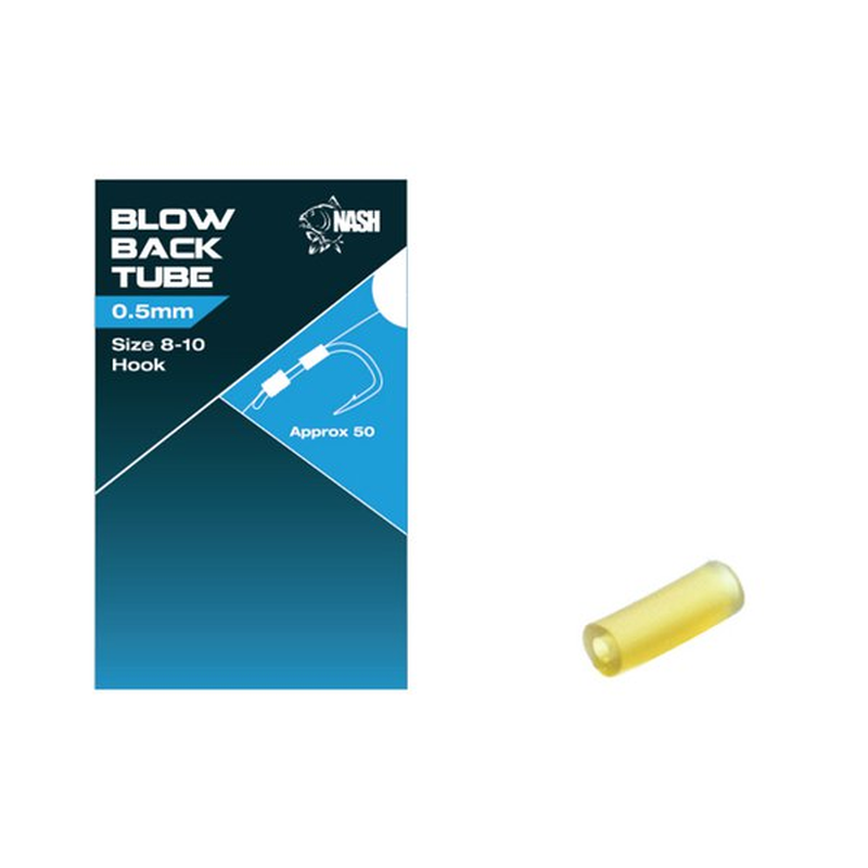 Nash Blow Out Tube Small Hook 8-10 0,5mm 50St.