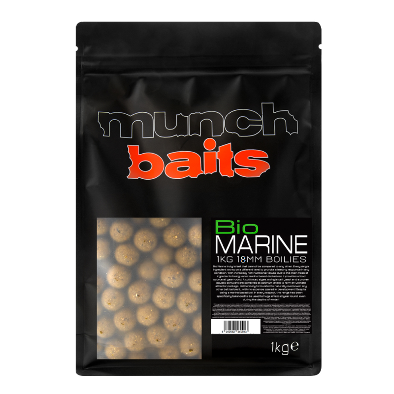 Munch Baits Boilies, Bio Marine 1Kg 18mm