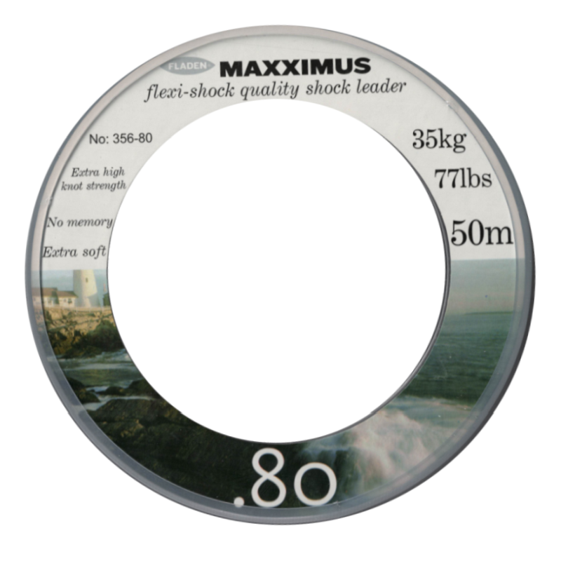 Fladen Maxximus Flourocarbon Schnur  35Kg / 50m /0,80mm